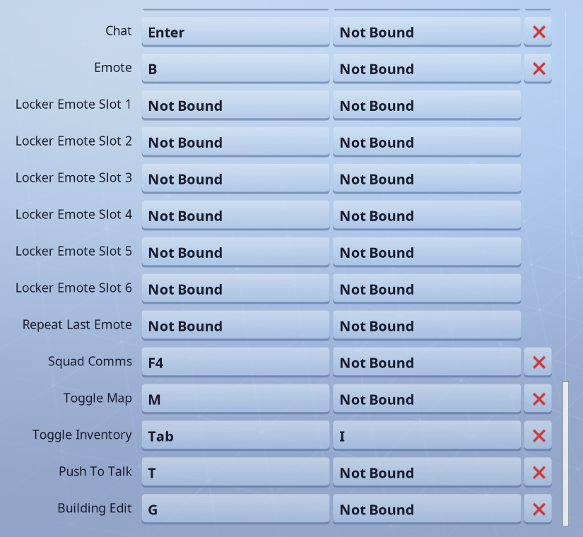 fortnite on mac controls