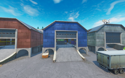 Fortnite Dusty Depot Blue Warehouse Inside Dusty Depot Buildings Fortnite Wiki