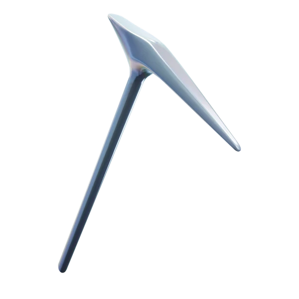 Image of Silver Surfer Pickaxe used when it is featured in the Item Shop