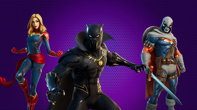 Promotional Image for the Marvel: Royalty & Warriors Pack in the News tab.