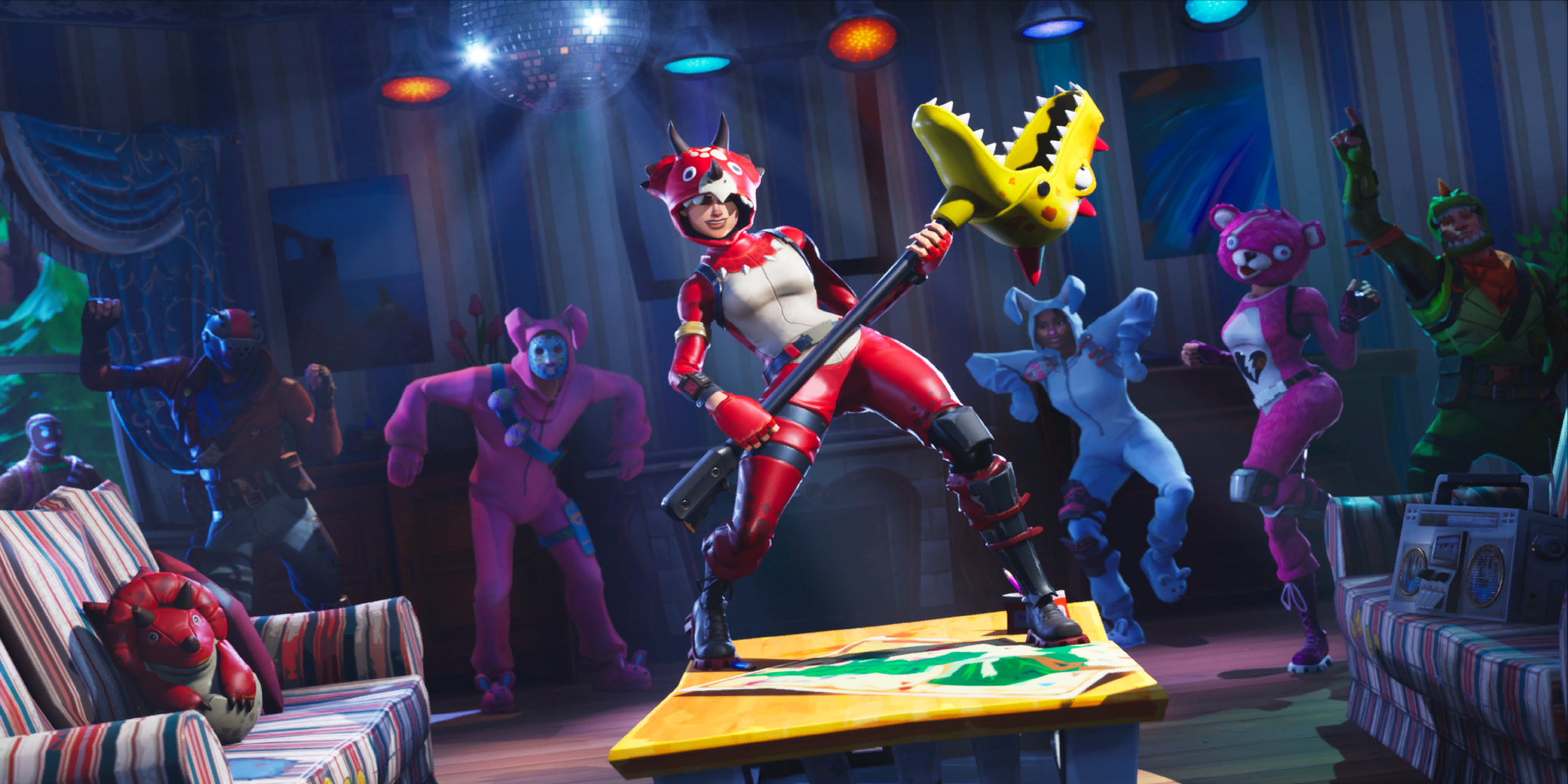 Bunny Brawler Fortnite Loading Tricera Ops Loading Screen Fortnite Wiki