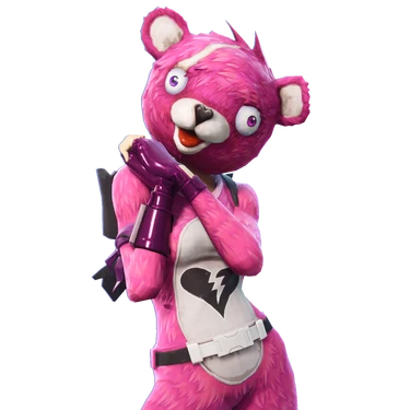 fortnite pink bear toy