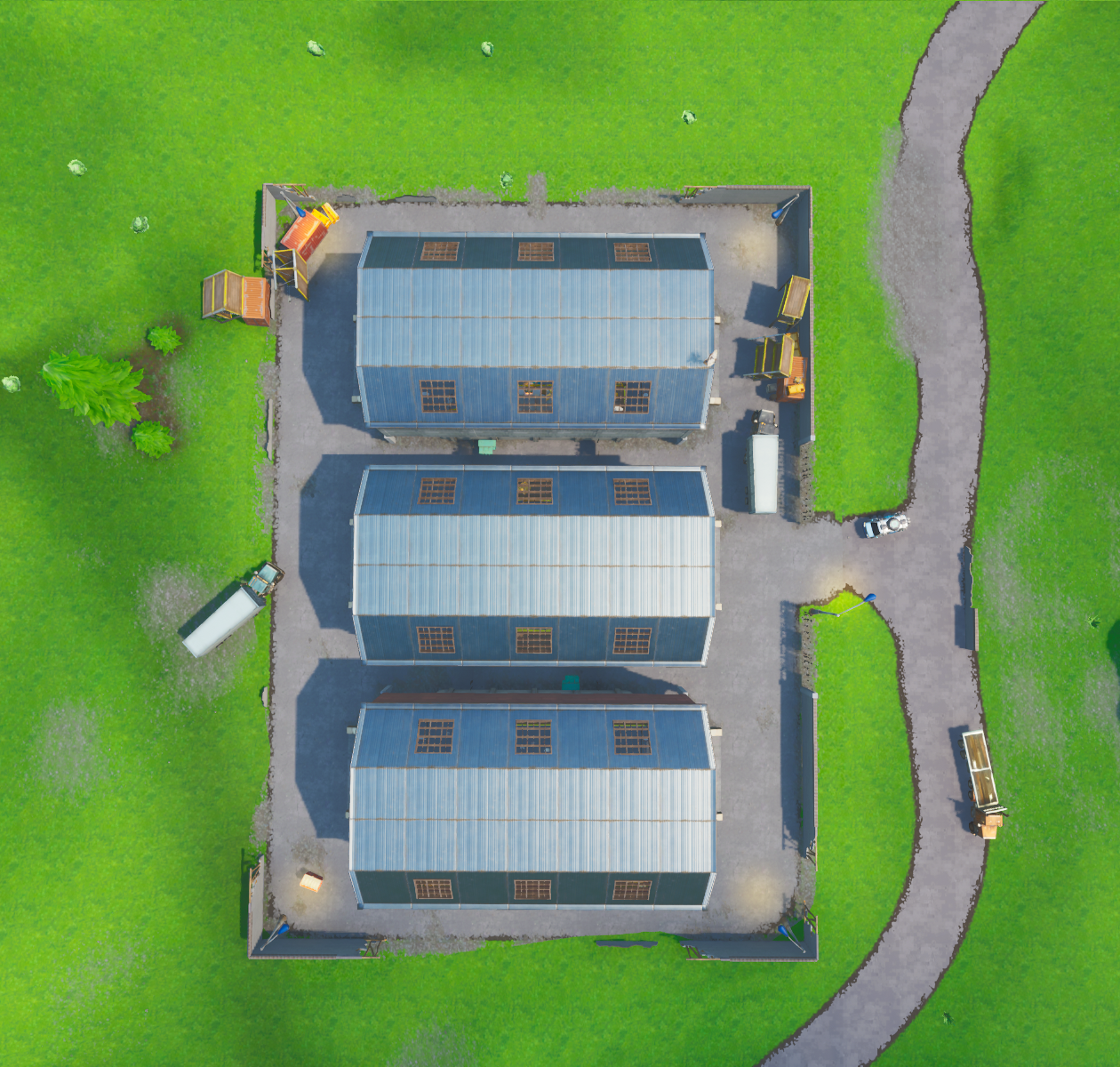 Fortnite Dusty Depot Blue Warehouse Inside Dusty Depot Fortnite Wiki