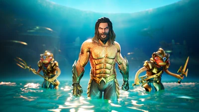Promotional Image for Aquaman and Atlantean Fishstick in the News Tab.