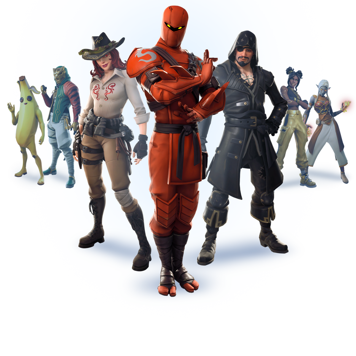 Fortnite - Black Knight, Merry Marauder, The Reaper and more! READ DESC.