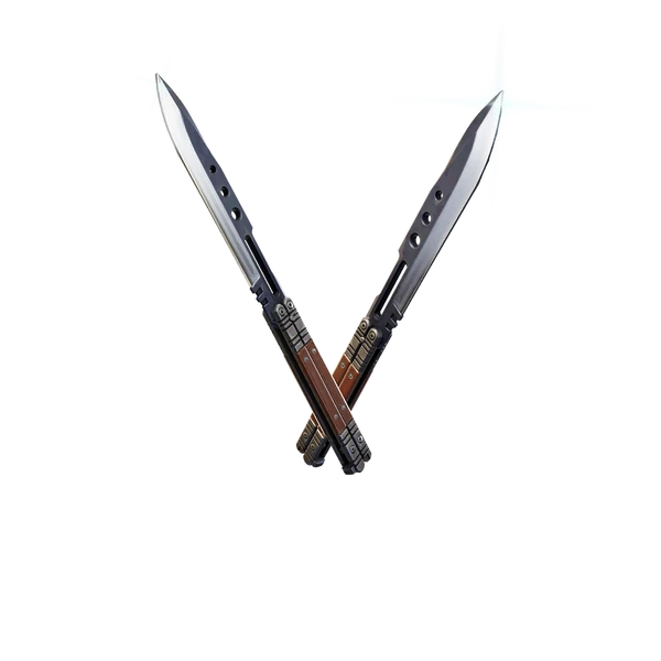 Image of Butterfly Knives used when it is featured in the Item Shop