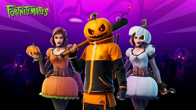 Promotional Image for the Carving Crew Set during Fortnitemares: Midas' Revenge.
