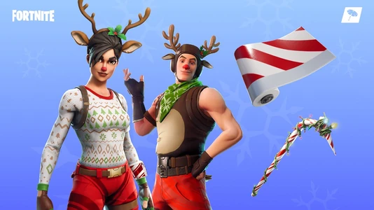 Promotional Image for Red-Nosed Ranger, Red-Nosed Raider, Candy Cane and Candy Axe.