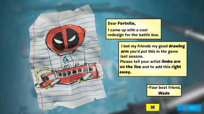 Deadpool Letter