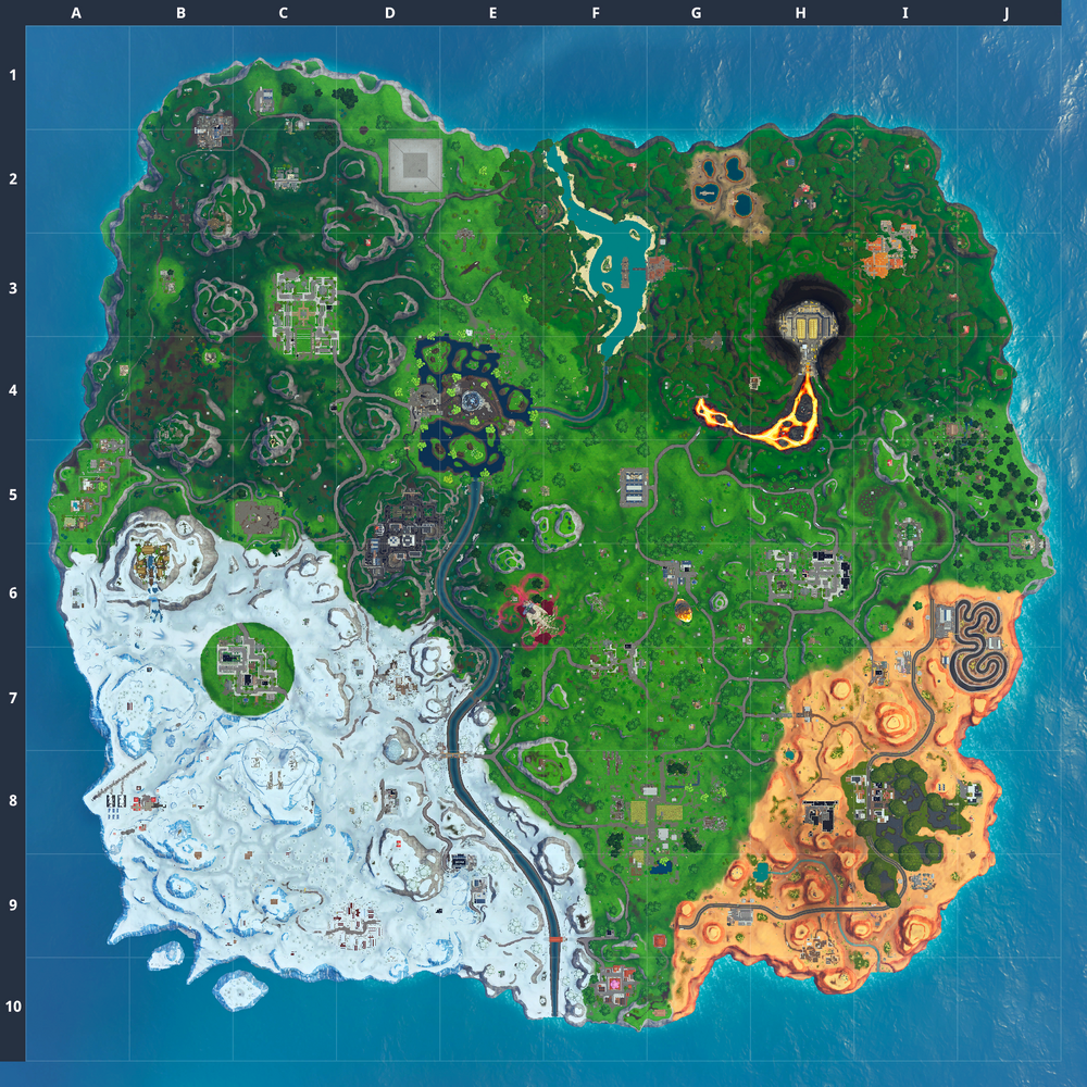 Here's The New 'Fortnite' Chapter 5, Season 1 Map To Start Exploring