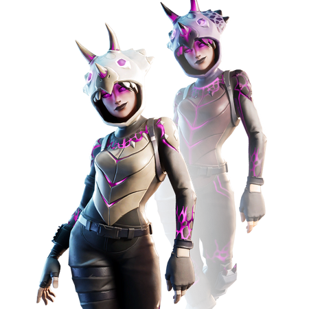 Image of Dark Tricera Ops used when she was featured in the Item Shop before Patch 15.00.