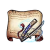 New Moon Blade Diagram Piece