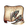 Cyclone's Twin Edge Diagram Piece