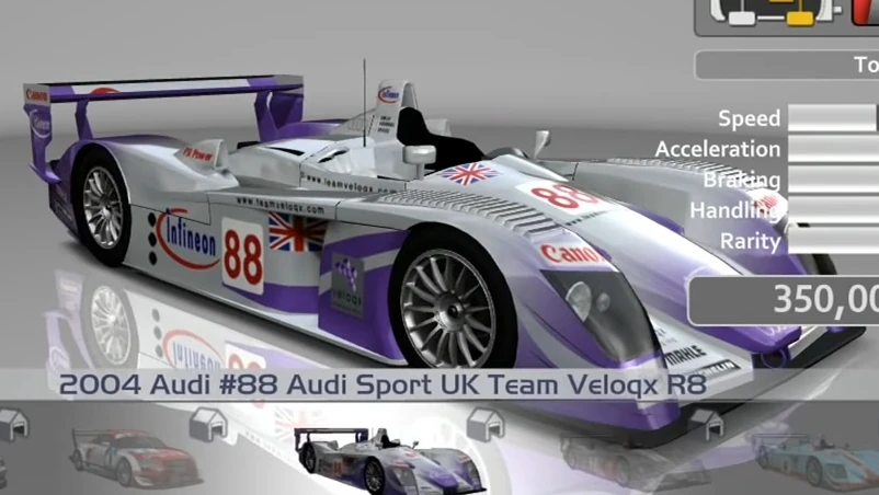 1/43 Audi R8 Audi Sport UK Team Veloqx Infineon Le Mans 24