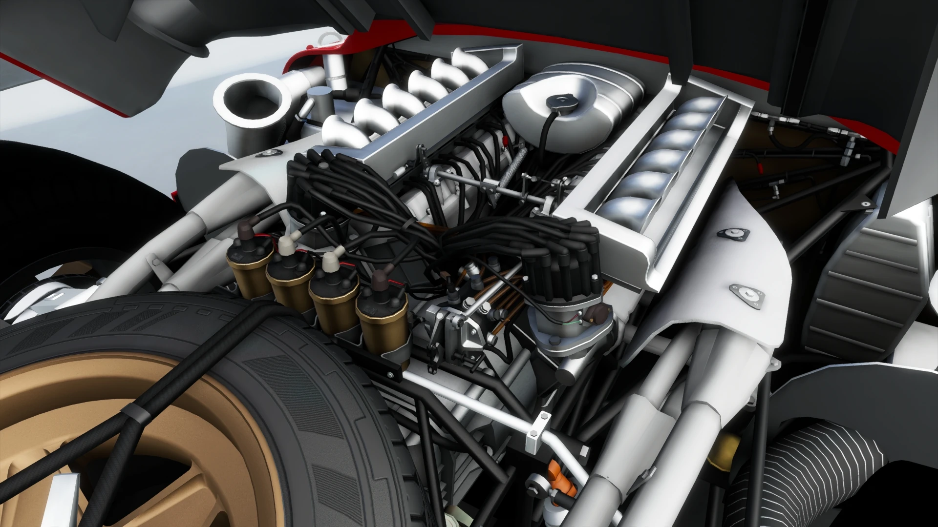1967 Ferrari 24 Ferrari Spa 330 P4 - Engine