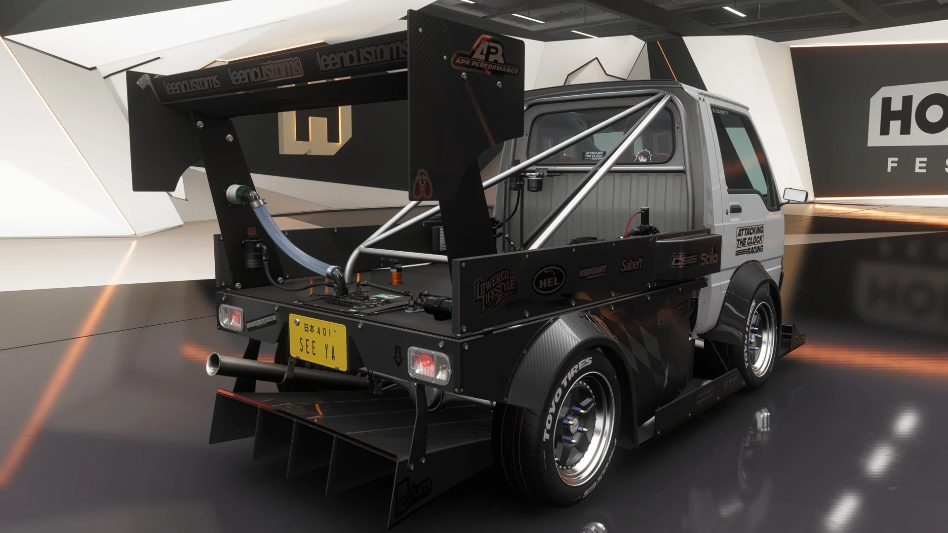 1990 Mitsubishi 269 Attacking the Clock Racing Minicab Time Attack - Rear