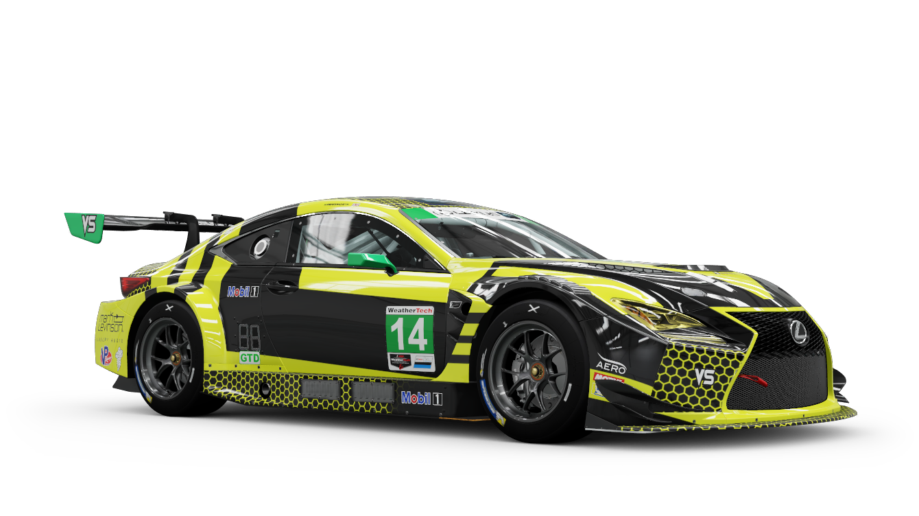 ミニカー Lexus RC F GT3 AIM Vasser Sullivan 1:43 SPARK Lexus Rc F Gt3 #14 Vasser Sullivan Daytona 2021