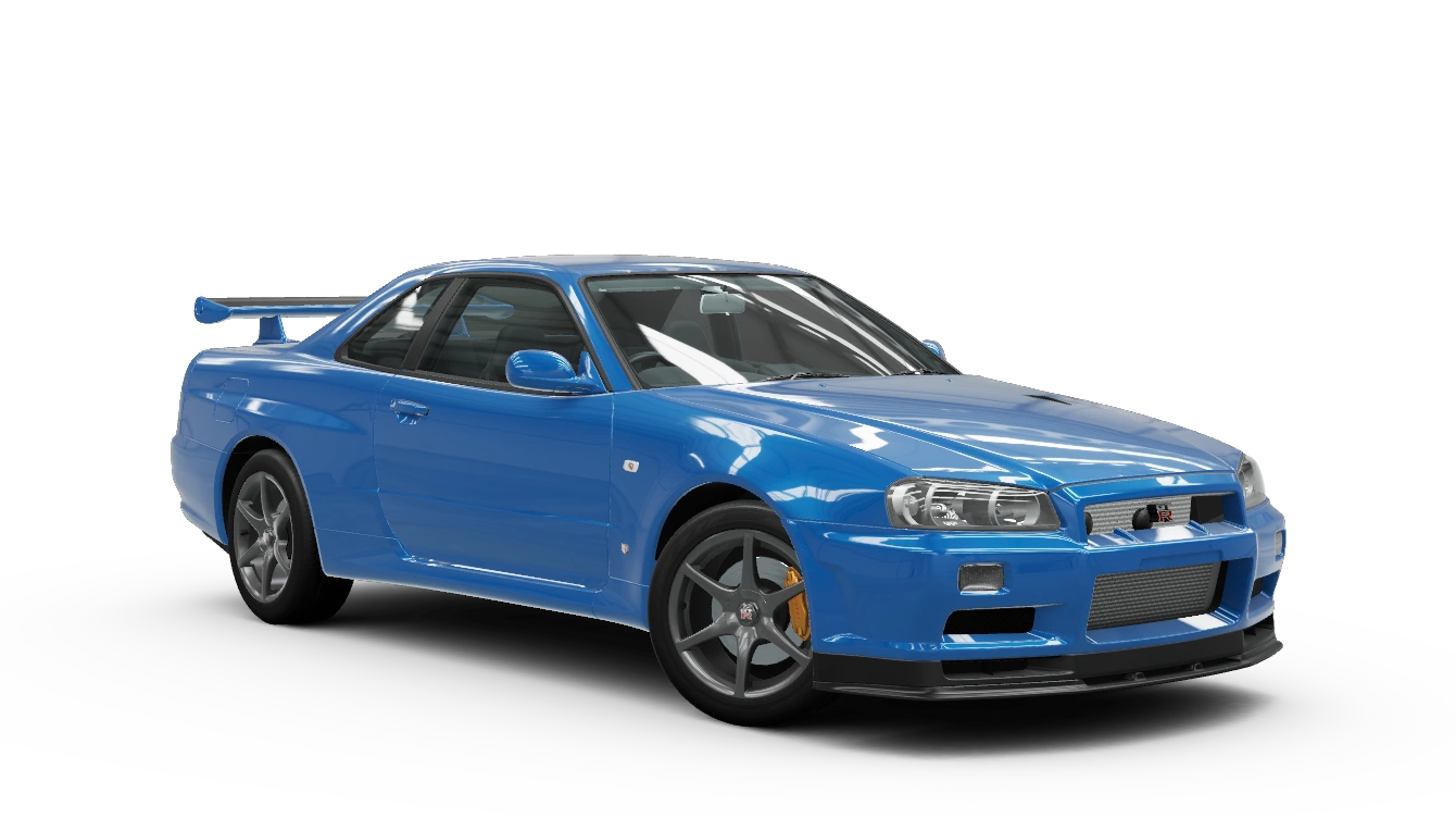 2000 Nissan Skyline GT-R V-spec II, a B class car in Forza Horizon 6