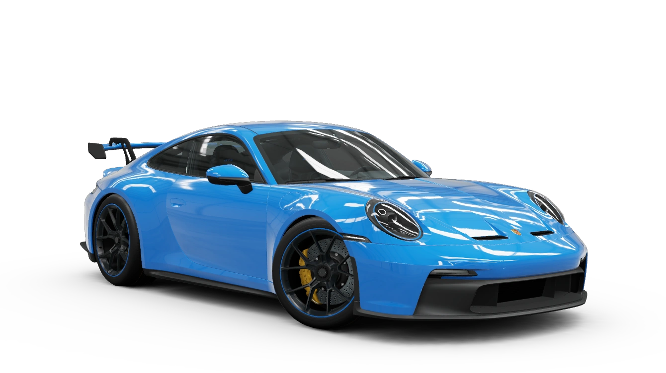 2021 Porsche 911 GT3, a S1 class car in Forza Horizon 6