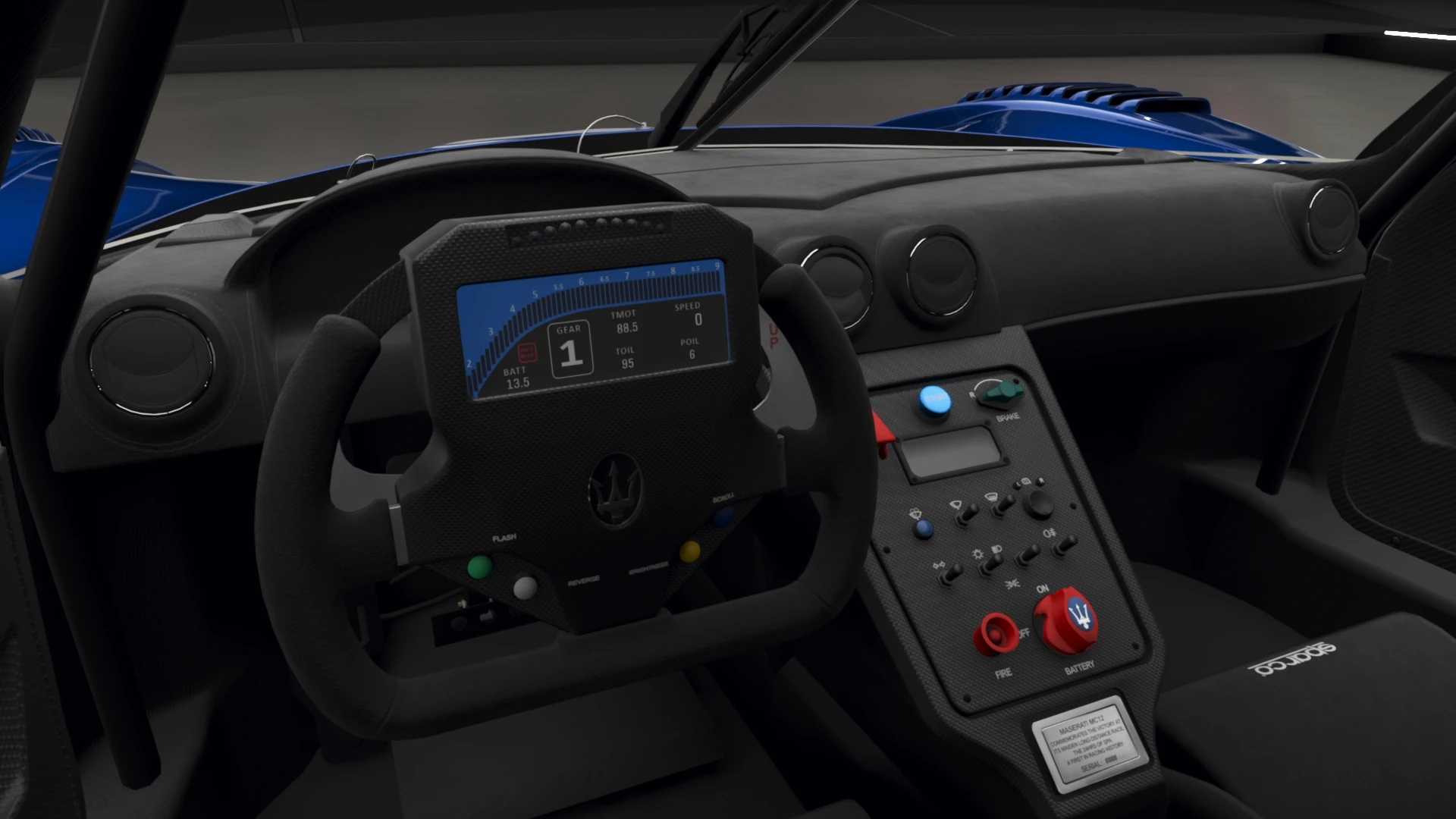 2008 Maserati MC12 Versione Corsa - Dashboard