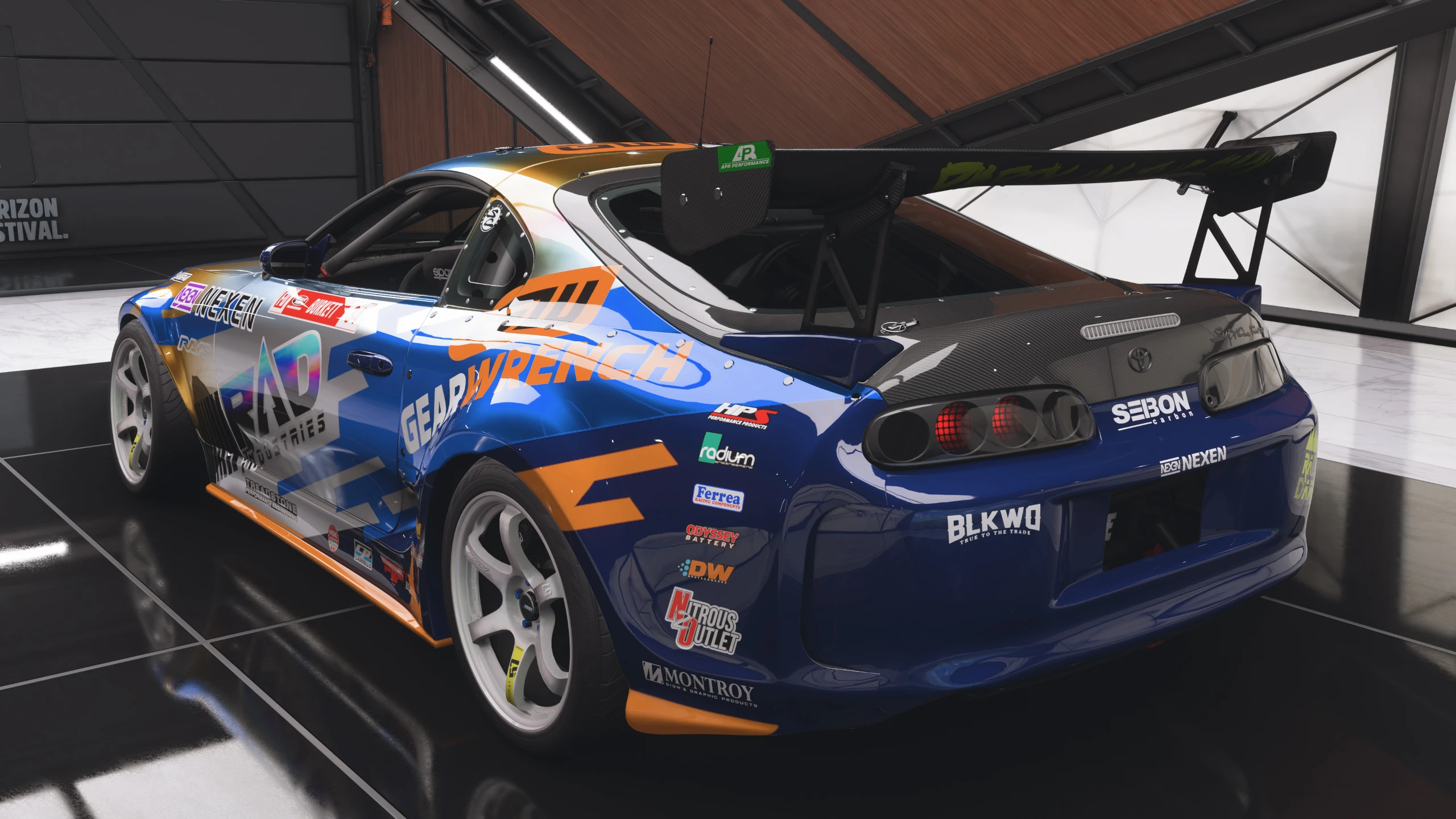 1995 Formula Drift 34 Toyota Supra MkIV - Rear