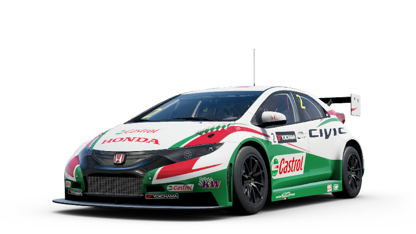 45568 Honda シビック WTCC 2016年 T.Monte Honda Civic 2016 WTCC Honda Racing Team JAS #34 - YouTube