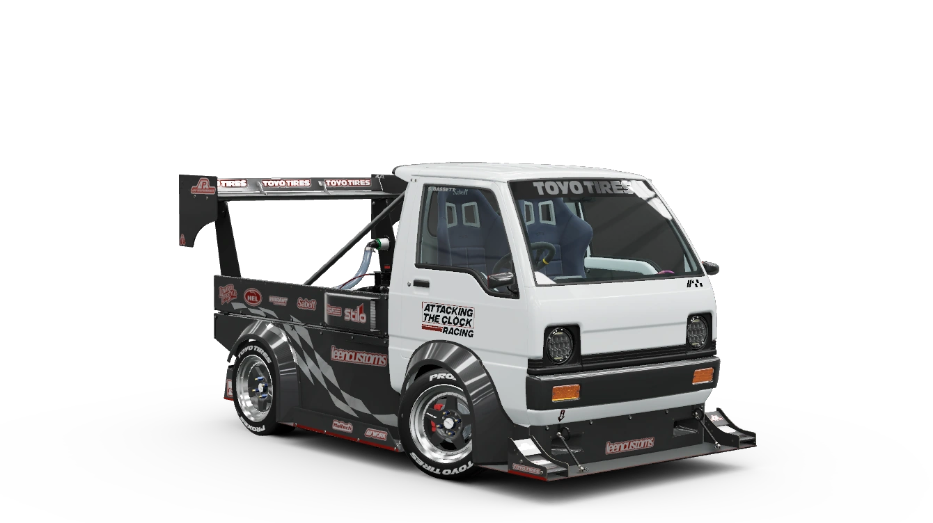 1990 Mitsubishi 269 Attacking the Clock Racing Minicab Time Attack, a D class car in Forza Horizon 6