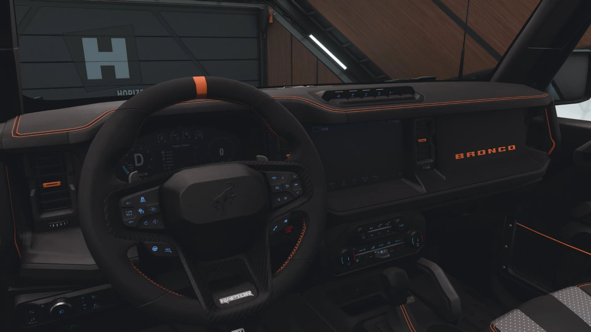 2022 Ford Bronco Raptor - Dashboard