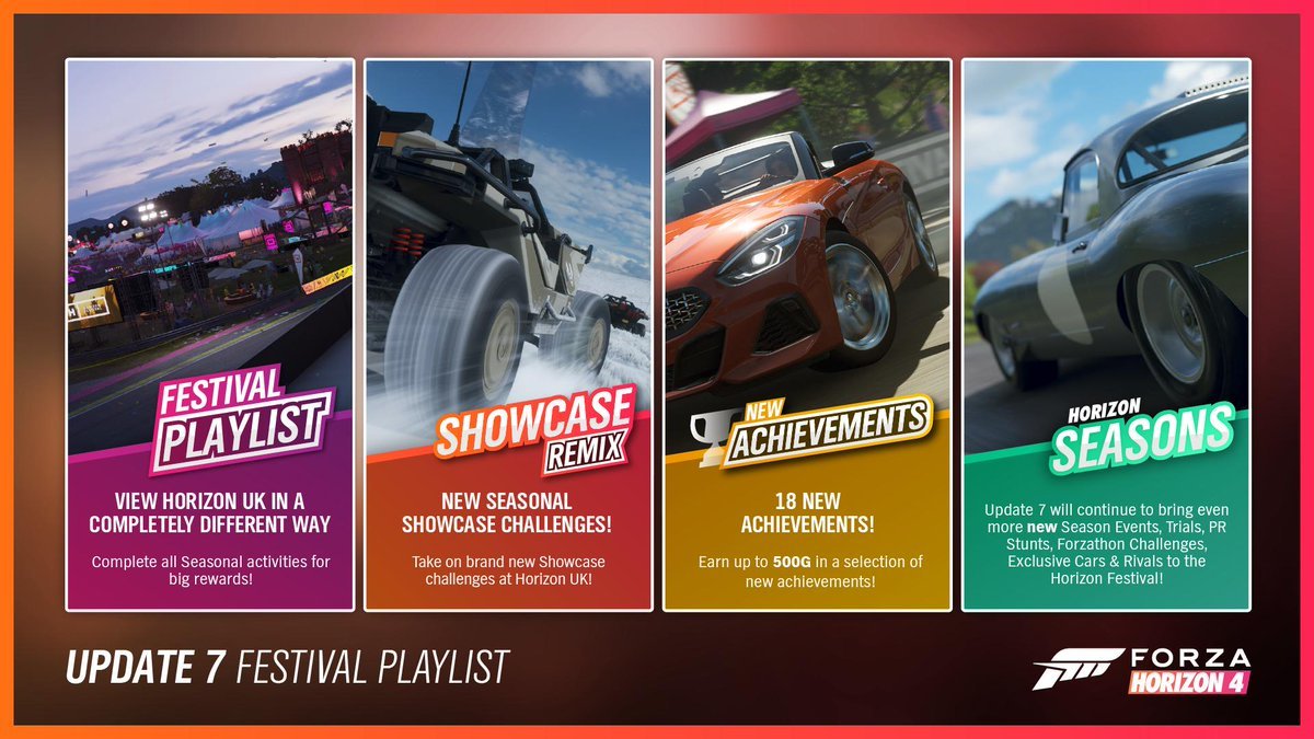 Festival Playlist tunes Sept 7th - Sept 14th (S24 Spring) : r/forza