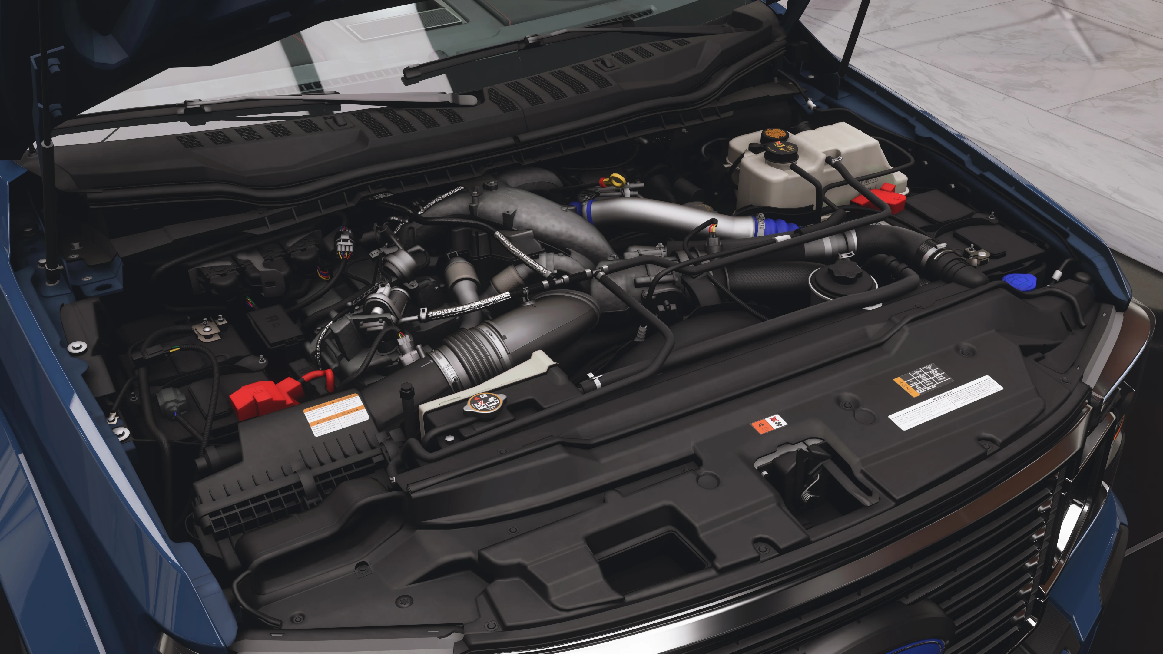 2020 Ford Super Duty F-450 DRW PLATINUM - Engine