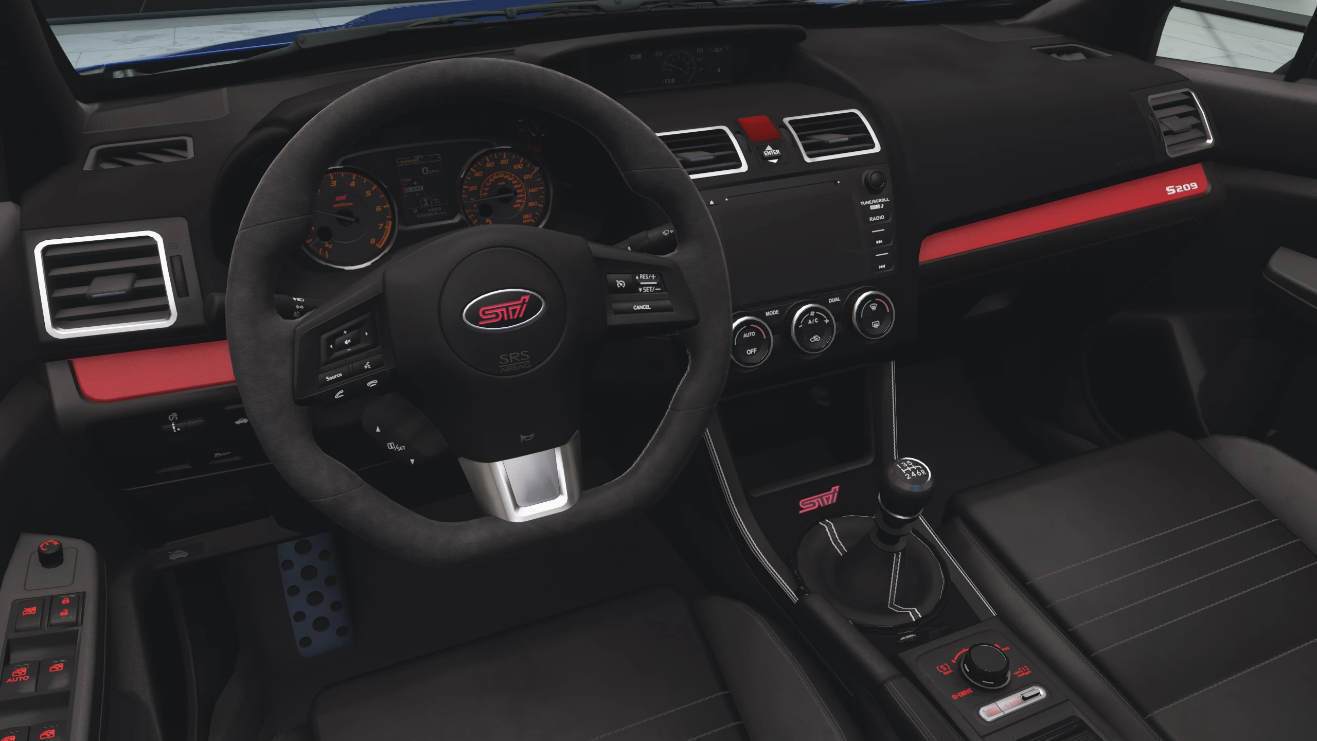 2019 Subaru STI S209 - Dashboard