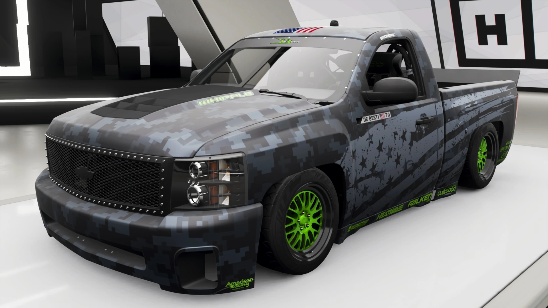 2018 DeBerti Design DeBerti Chevrolet Silverado 1500 Drift Truck - Front