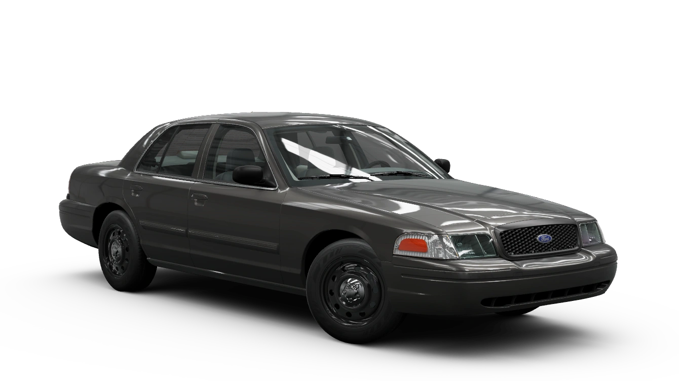 2010 Ford Crown Victoria Police Interceptor, a D class car in Forza Horizon 6