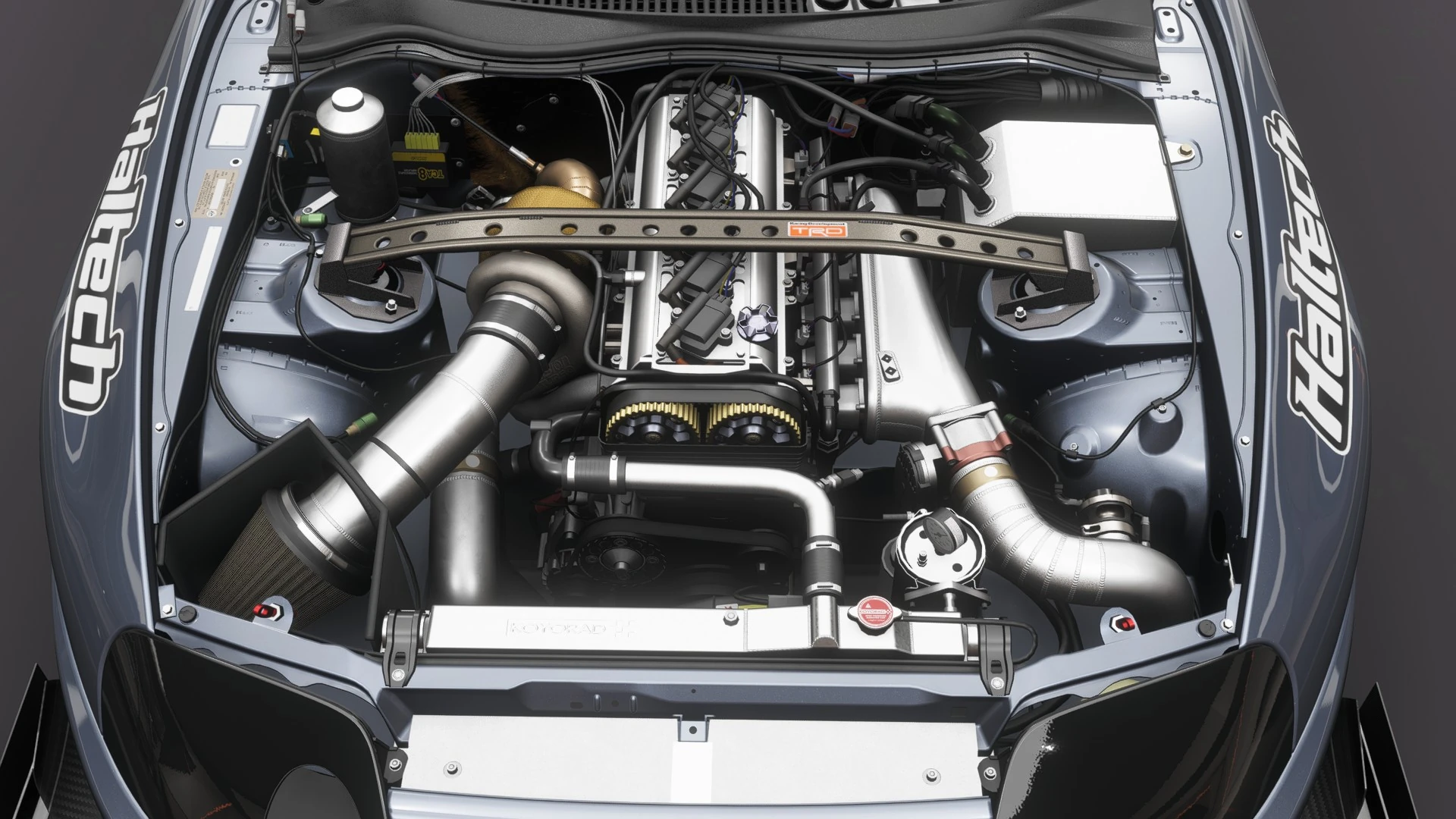 1995 Toyota J&J Motorsport Supra WTAC - Engine