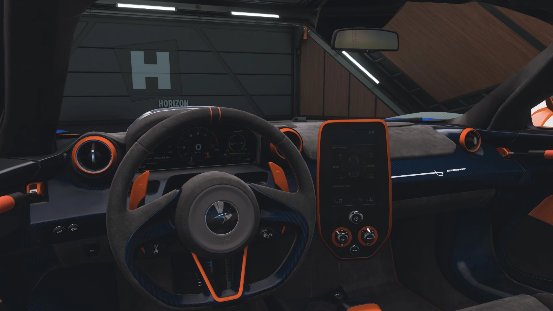 2021 McLaren Sabre - Dashboard