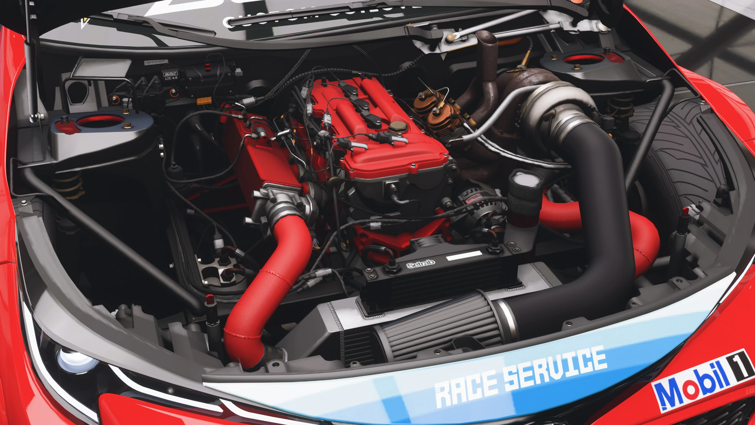 2019 Formula Drift 411 Toyota Corolla Hatchback - Engine