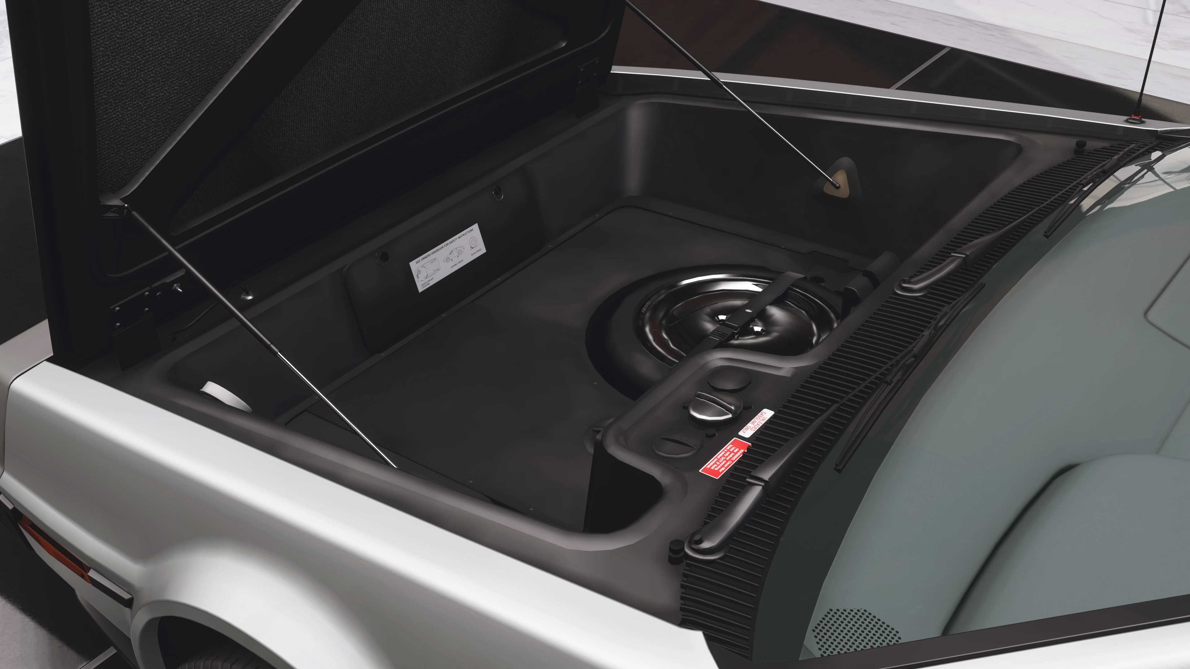 1982 DeLorean DMC-12 - Trunk