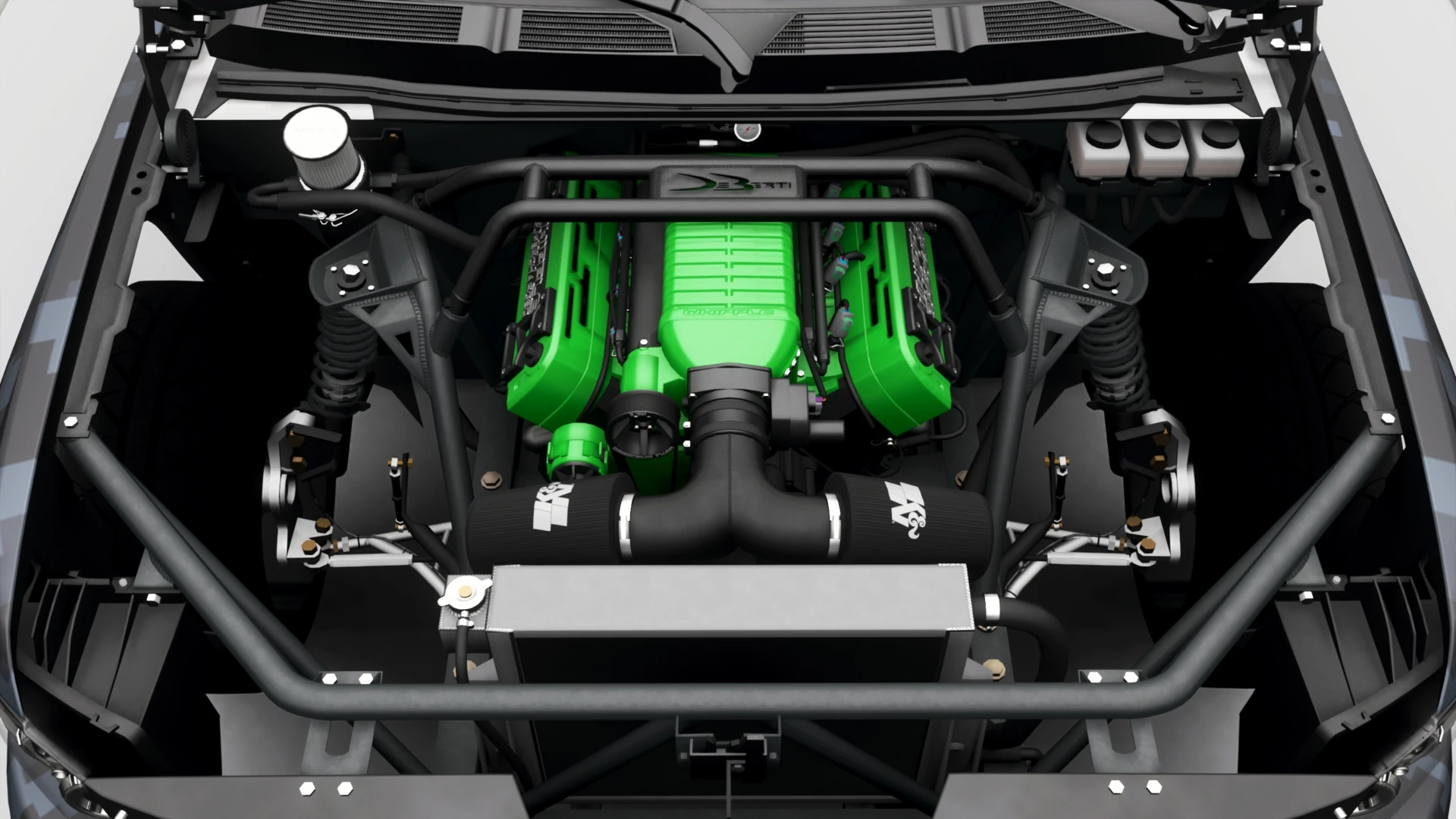 2018 DeBerti Design DeBerti Chevrolet Silverado 1500 Drift Truck - Engine