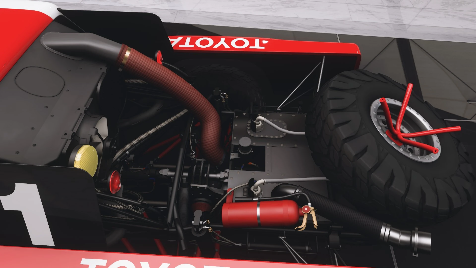 1993 Toyota 1 T100 Baja Truck - Engine