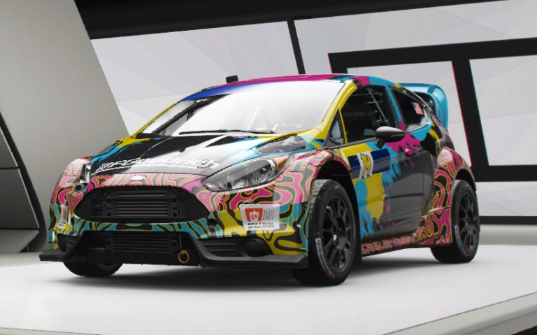 2017 Ford 14 Rahal Letterman Lanigan Racing GRC Fiesta - Front
