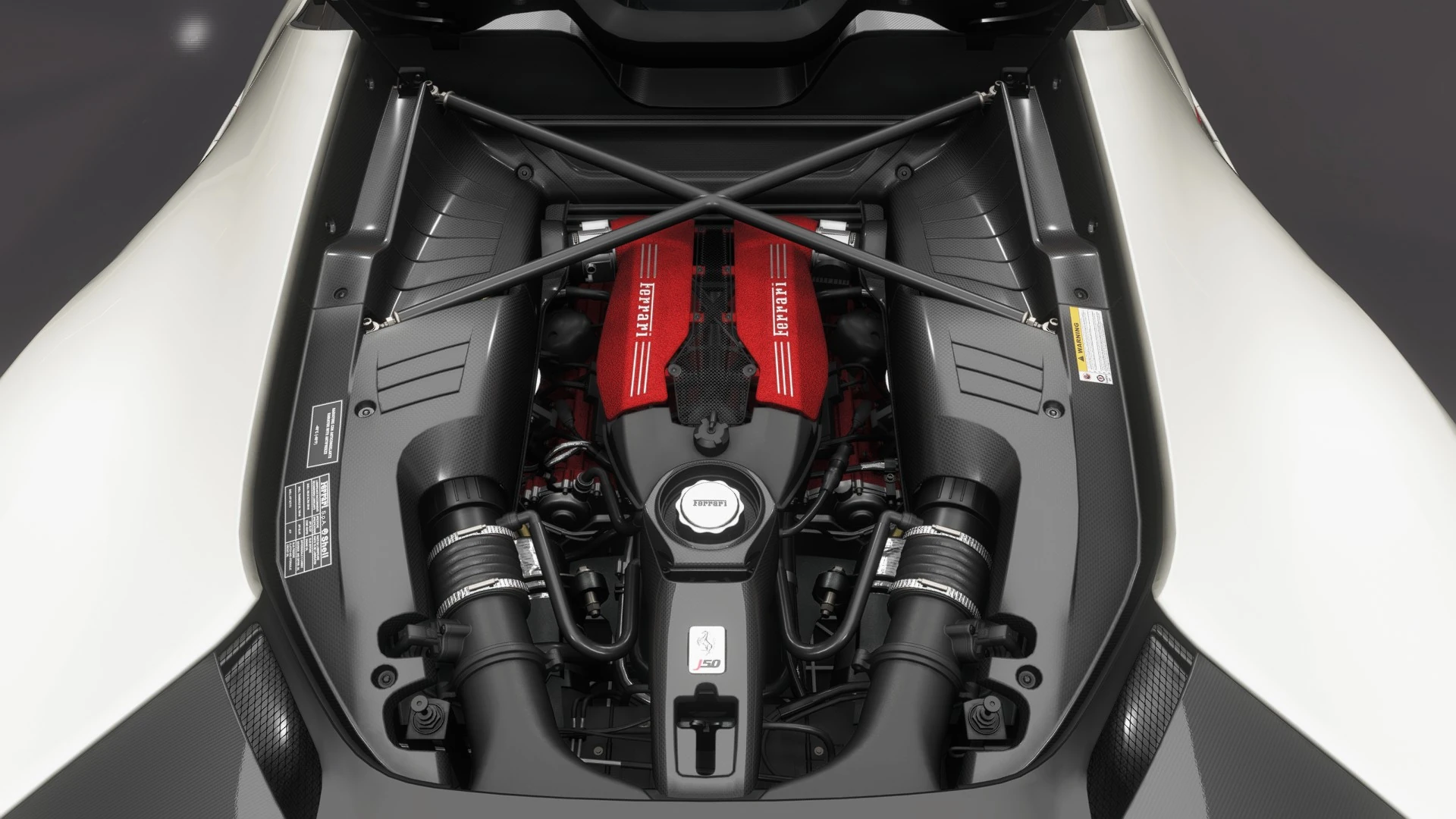 2017 Ferrari J50 Preorder Car - Engine