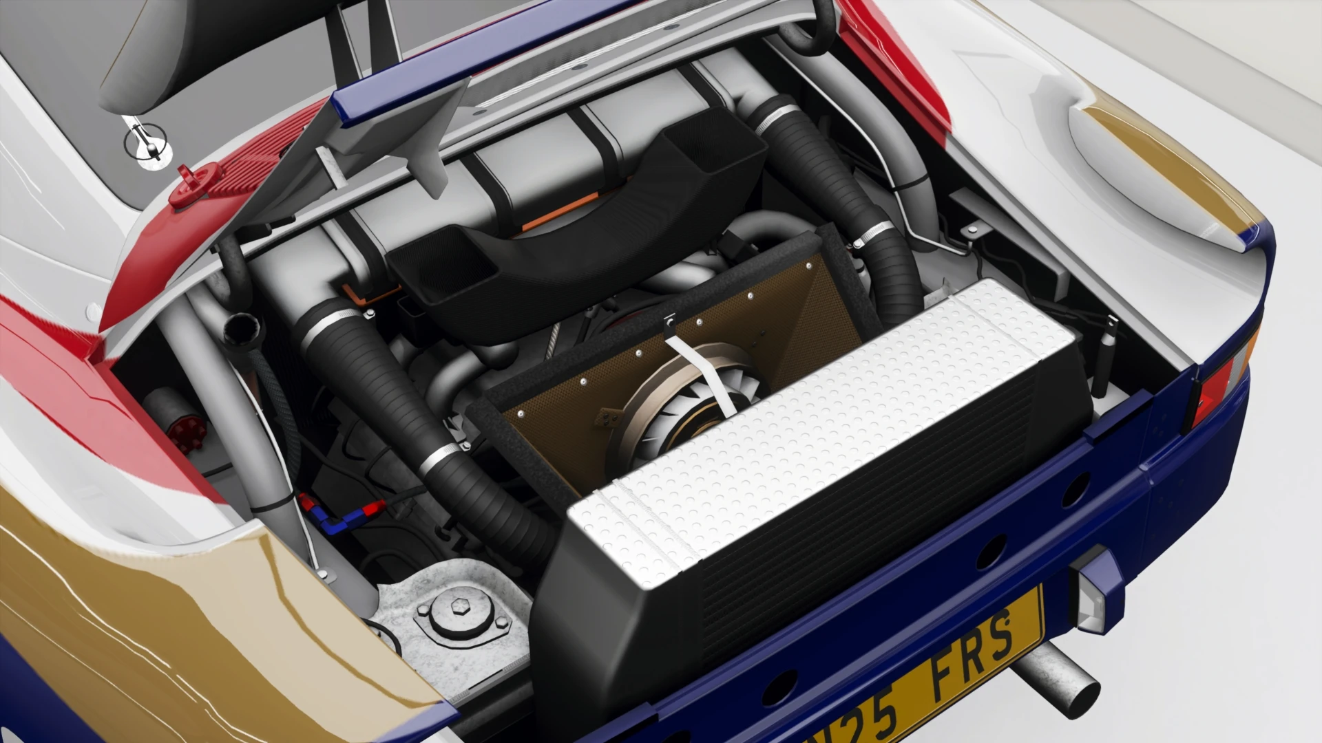 1986 Porsche 185 959 Prodrive Rally Raid - Engine