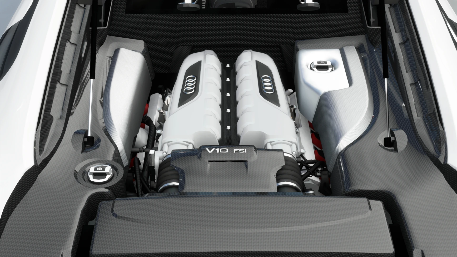 2013 Audi R8 Coupé V10 plus 5.2 FSI quattro - Engine