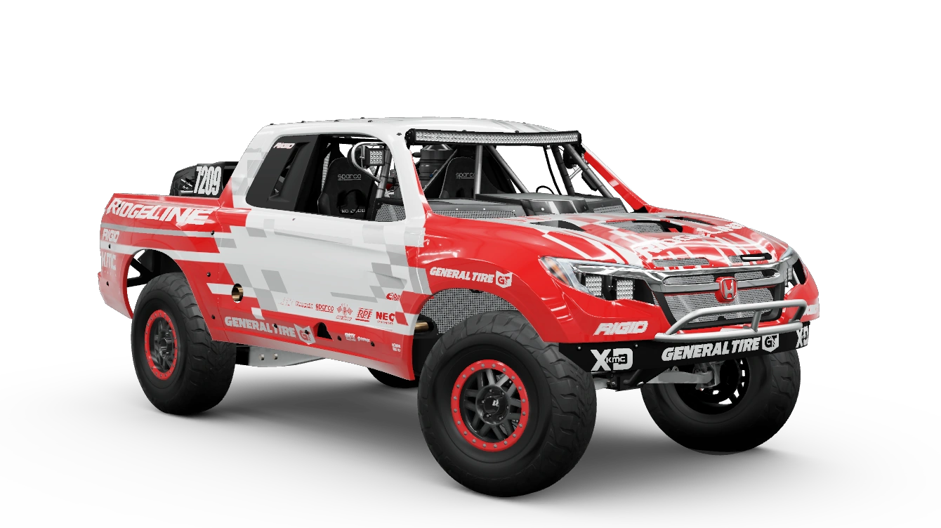 2015 Honda Ridgeline Baja Trophy Truck, a B class car in Forza Horizon 6