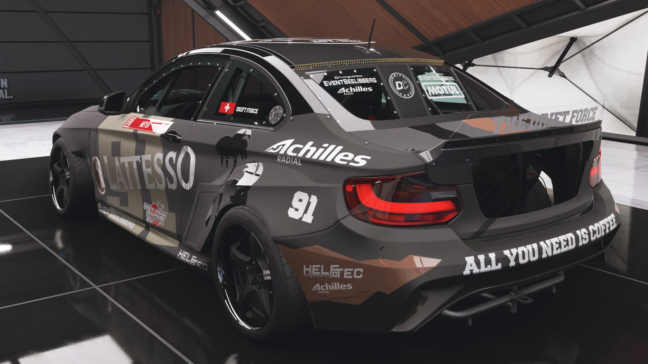 2020 Formula Drift 91 BMW M2 - Rear