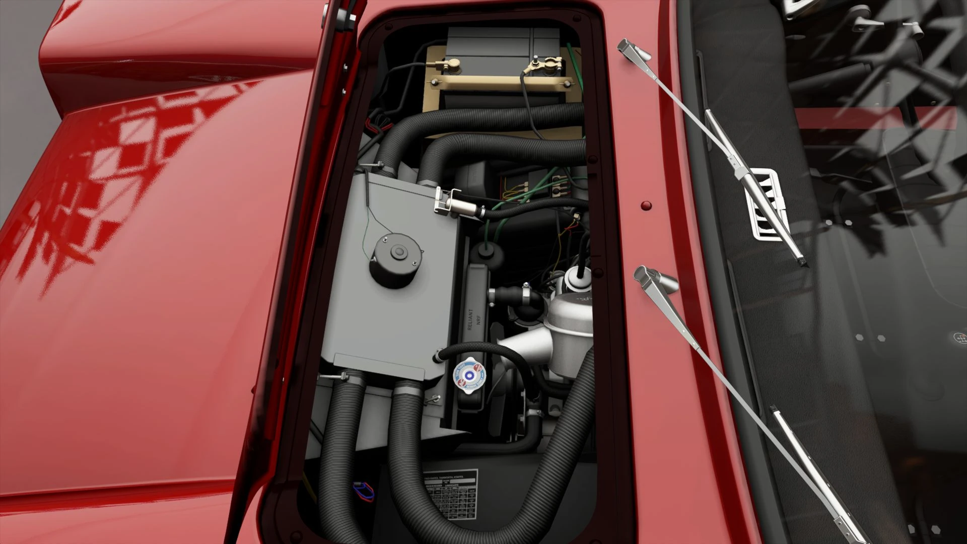 1972 Reliant Supervan III - Engine