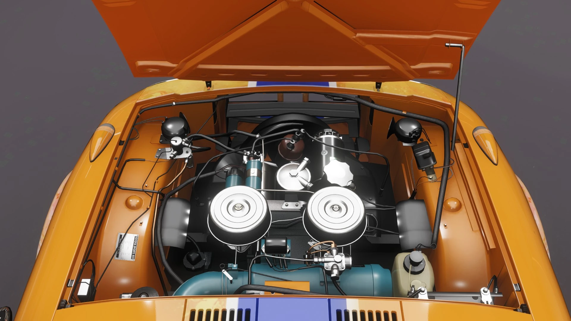 1965 Toyota Sports 800 Fanta Edition - Engine
