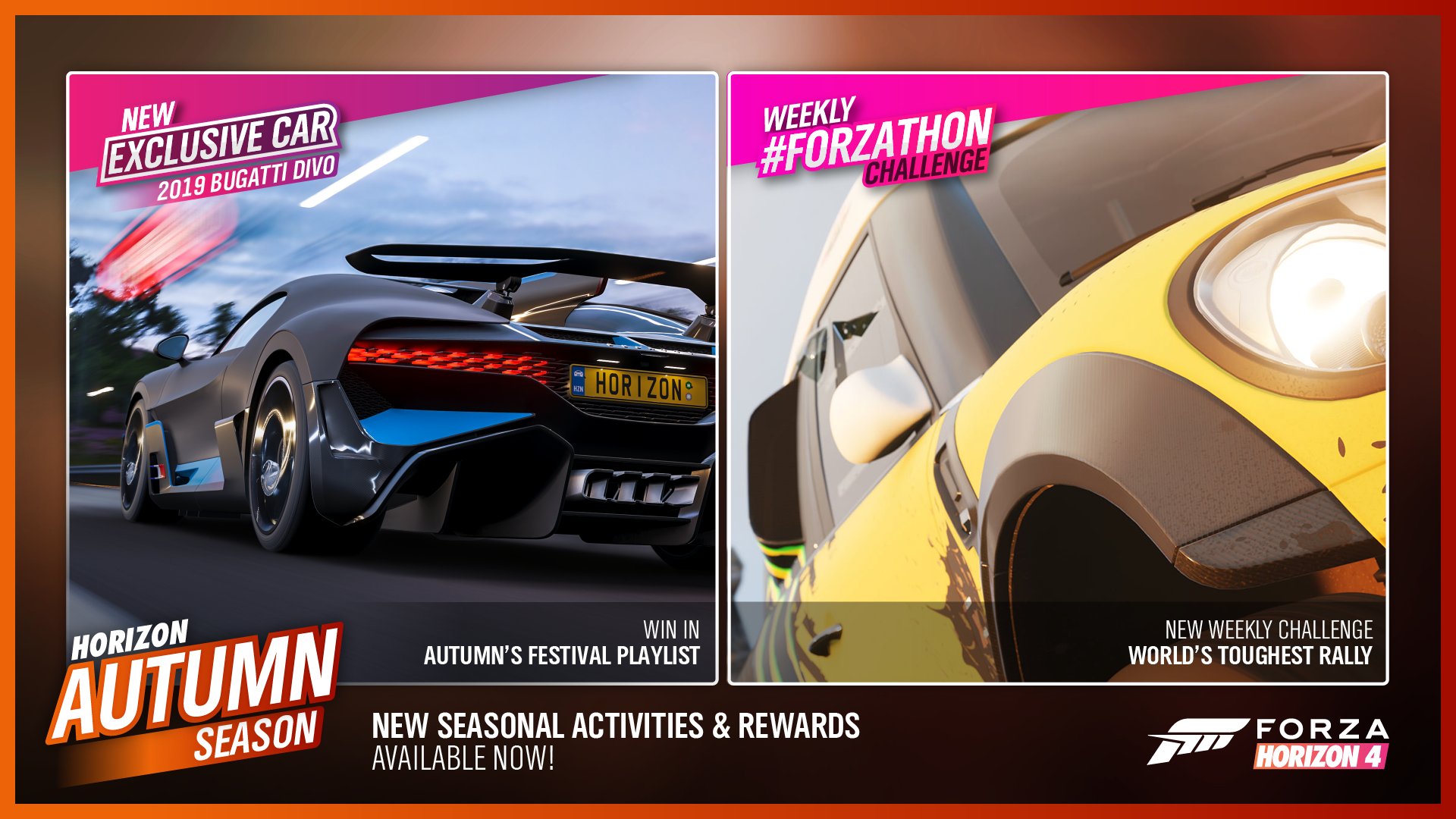 Forza Horizon 4 recebe sua última atualização de conteúdo inédito