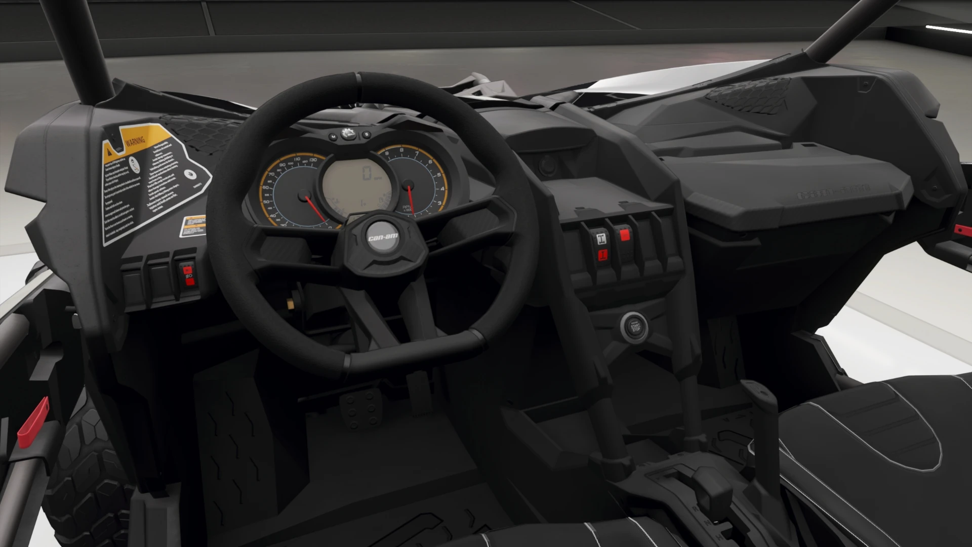2018 Can-Am Maverick X RS Turbo R - Interior