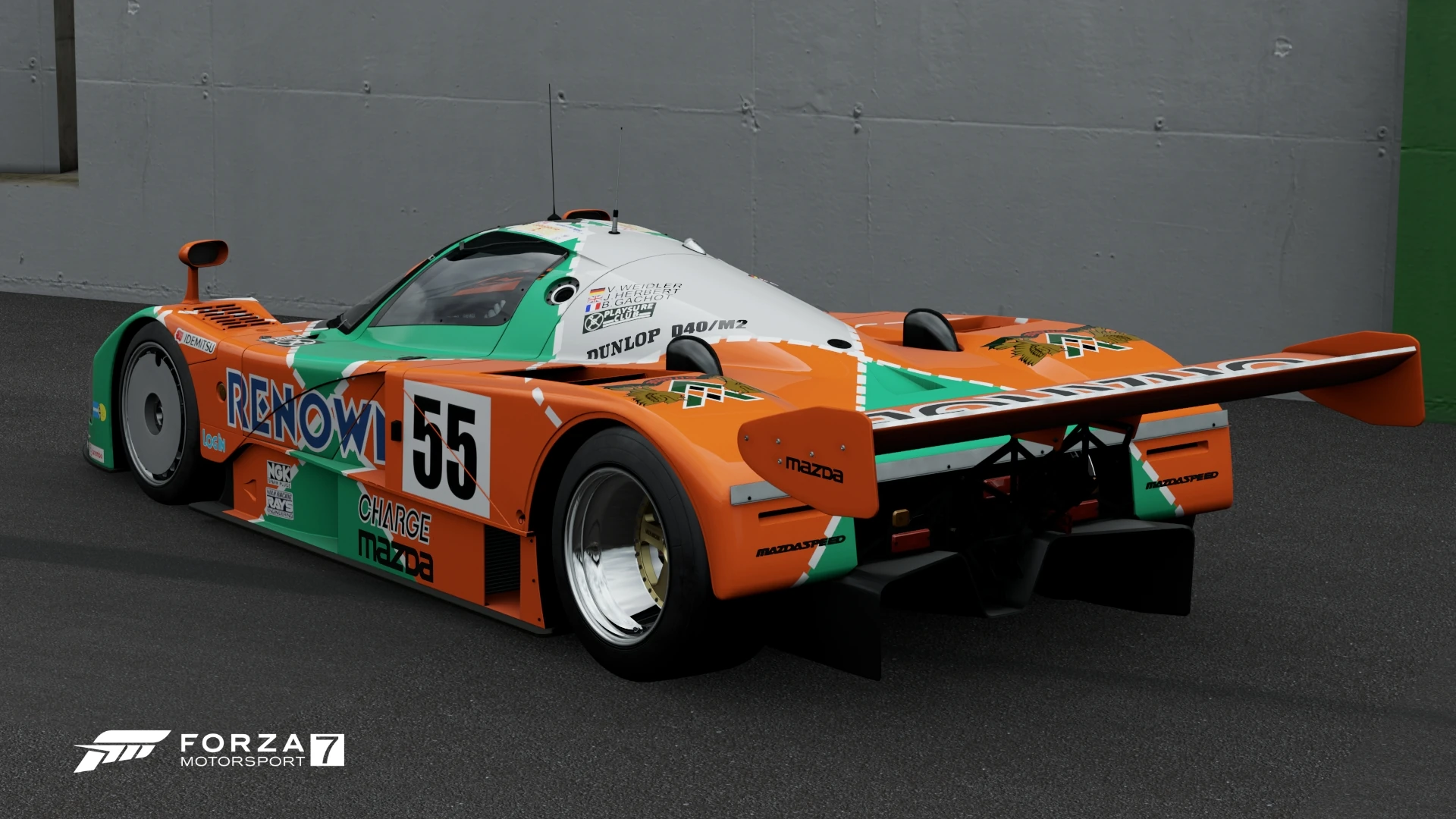 1991 Mazda 55 Mazda 787B - Rear